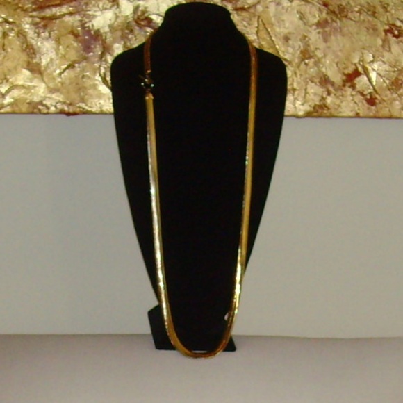 Anne Klein Gold-Tone Serpentine Chain Necklace - Picture 9 of 14